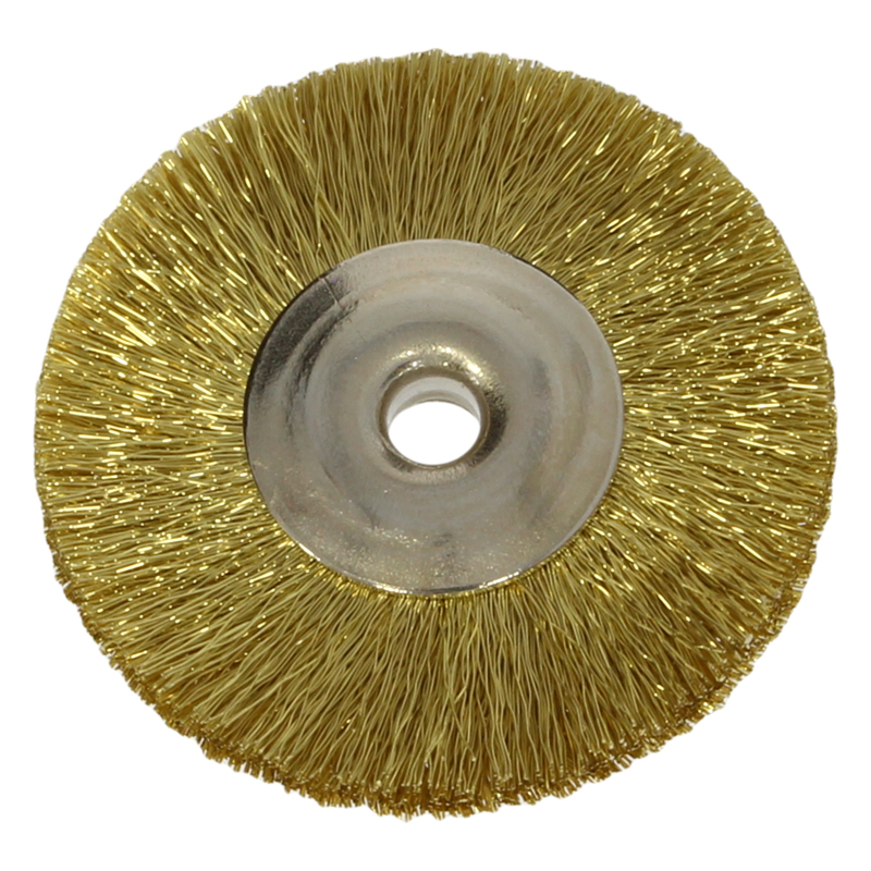 Polirapid circular wheel - brass wire