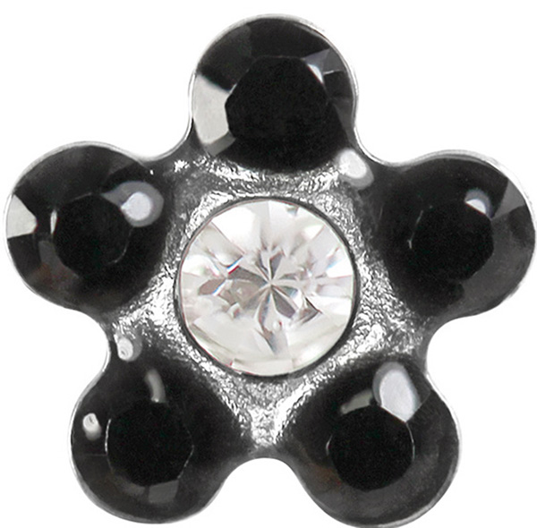 System 75 ear studs, white System 75 ear studs, white