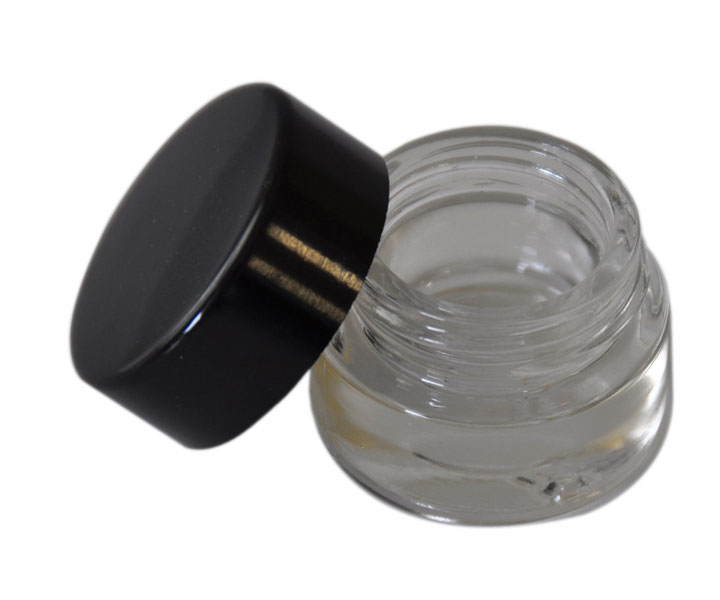 Glass electrolyte jar black