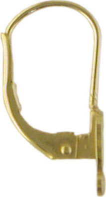 LEVER BACKS WHITE GOLD 585