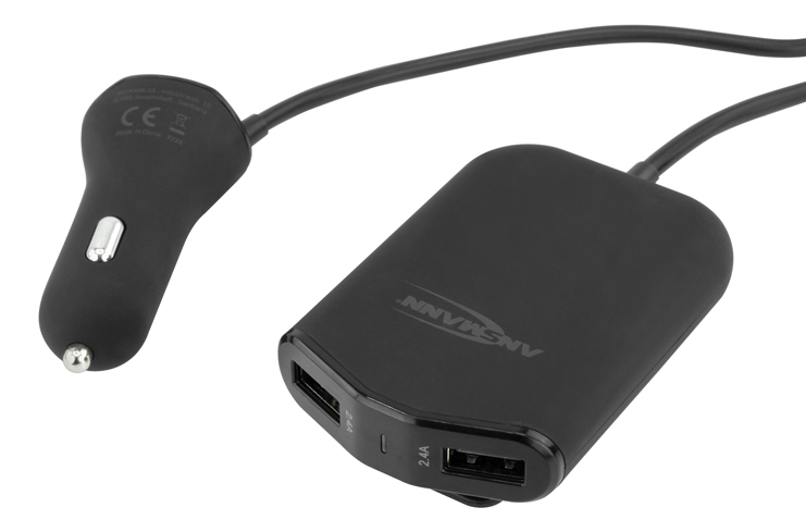 Caricatore ANSMANN IN-CAR con 4 porte USB Caricatore ANSMANN IN-CAR con 4 porte USB