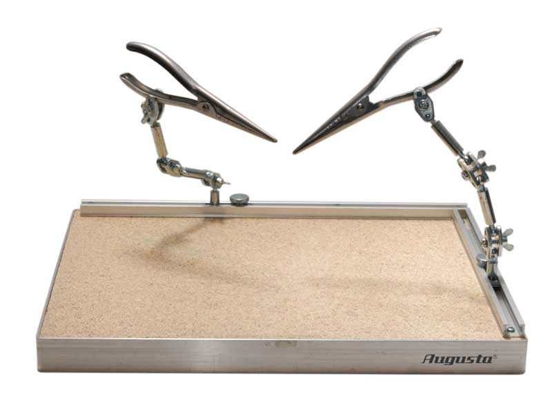 Lötplatte im Alurahmen Lötplatte im Alurahmen