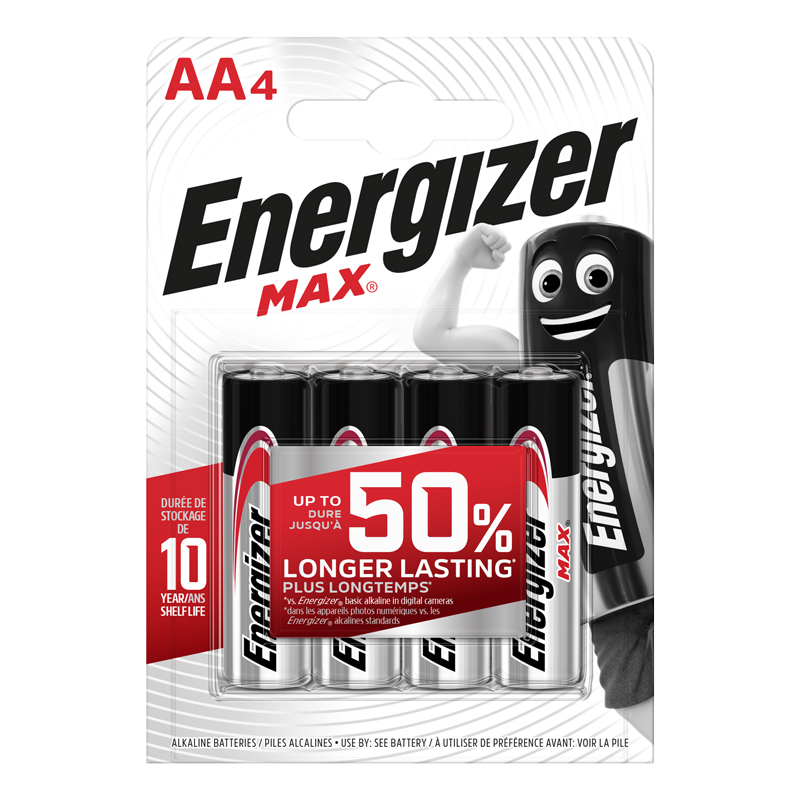 Batterie alcaline ENERGIZER MAX Mignon LR6 - AA Batterie alcaline ENERGIZER MAX Mignon LR6 - AA