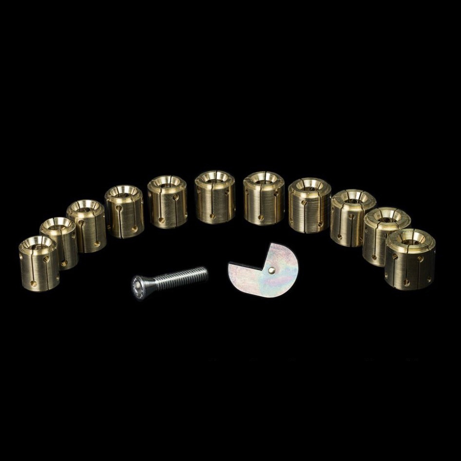 Jura brass collet set
