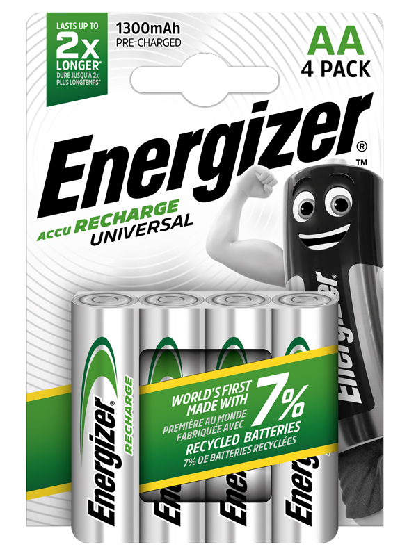 ENERGIZER Mignon Accu RECHARGE UNIVERSAL 1300 mAh ENERGIZER Mignon Accu RECHARGE UNIVERSAL 1300 mAh