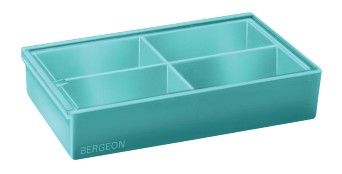 Contenitore di plastica Bergeon per ricambi Contenitore di plastica Bergeon per ricambi