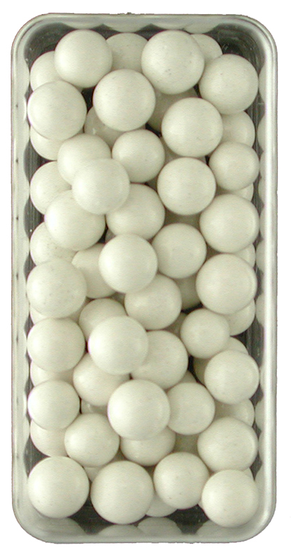 Ceramic balls media white