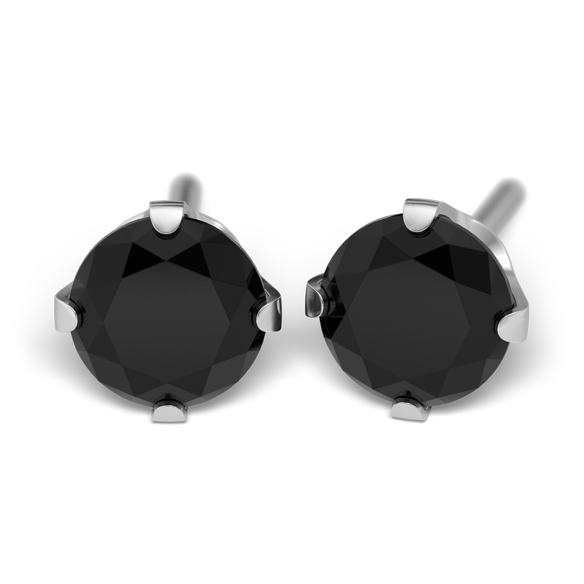 System 75 ear studs, white