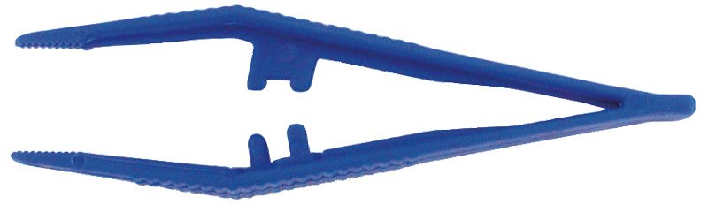 PINZETTA IN PLASTICA BLU 85MM PINZETTA IN PLASTICA BLU 85MM