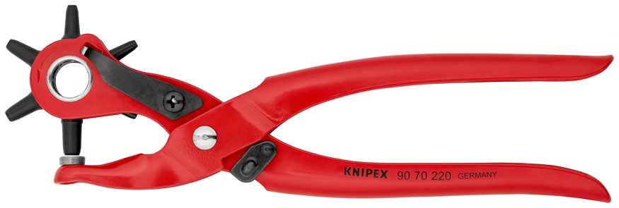 KNIPEX pinza a fustella, 220 mm, Ø 2 - 5 mm