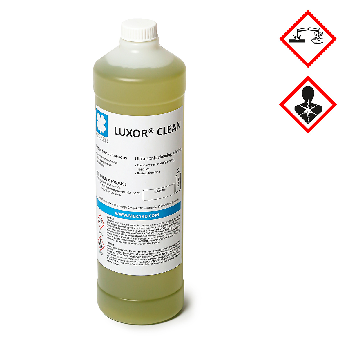 Ultrasonic cleaning solution Luxor Clean Ultrasonic cleaning solution Luxor Clean