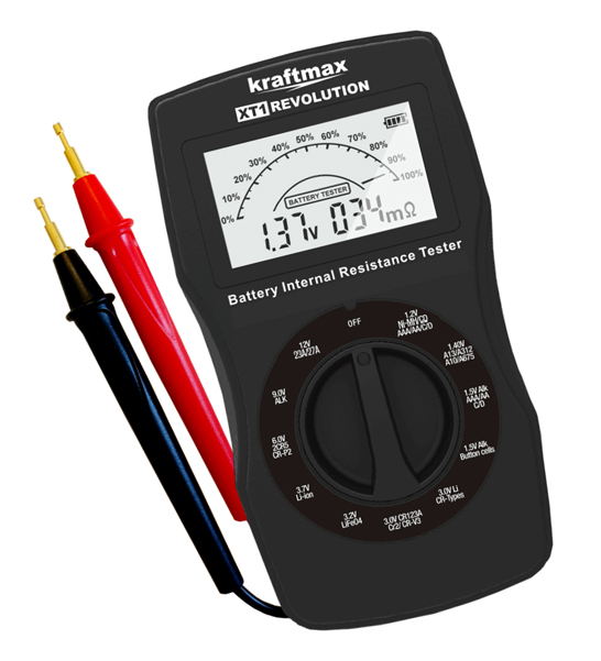Battery tester Kraftmax XT 1for batteries and accus Battery tester Kraftmax XT 1for batteries and accus