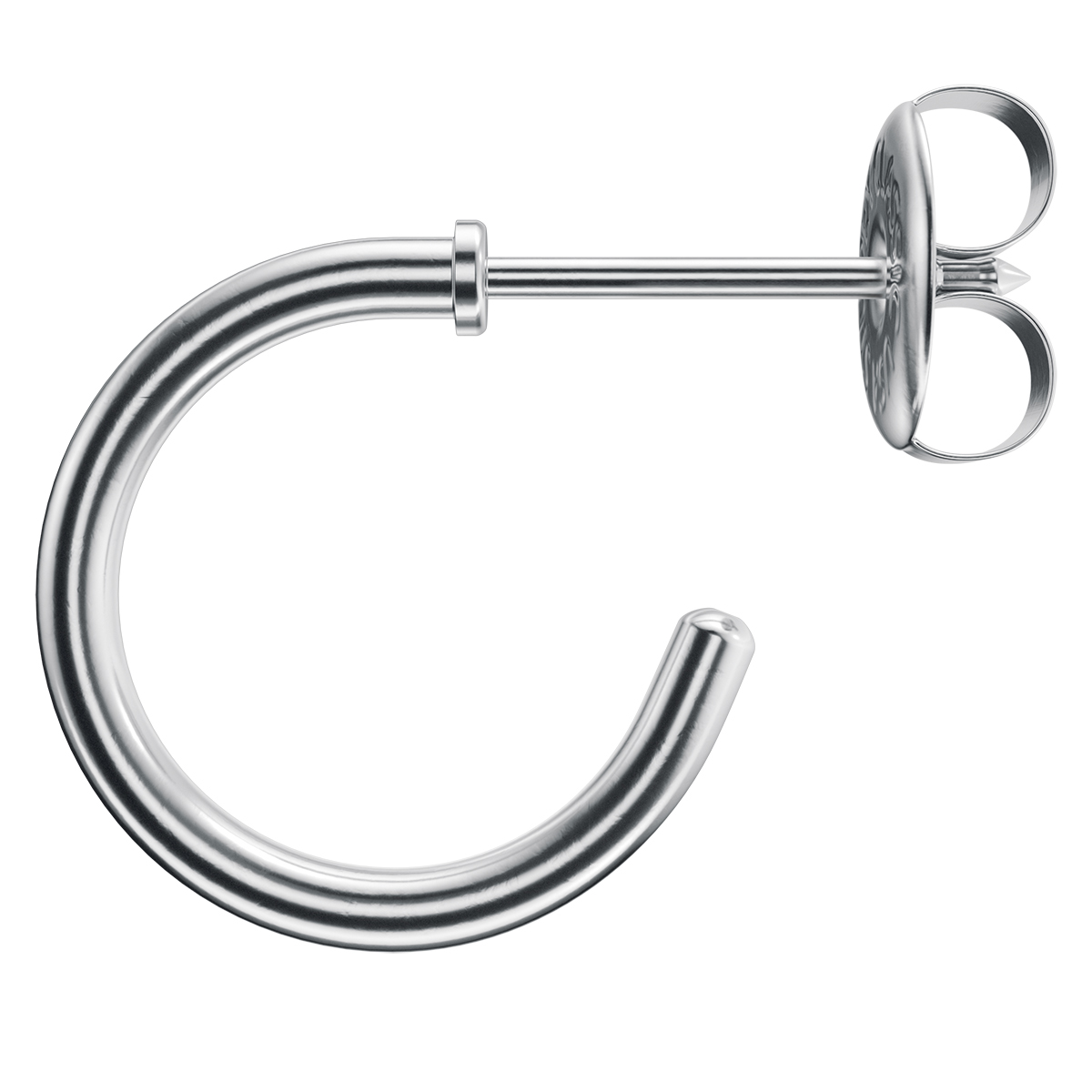System 75 ear studs, white System 75 ear studs, white