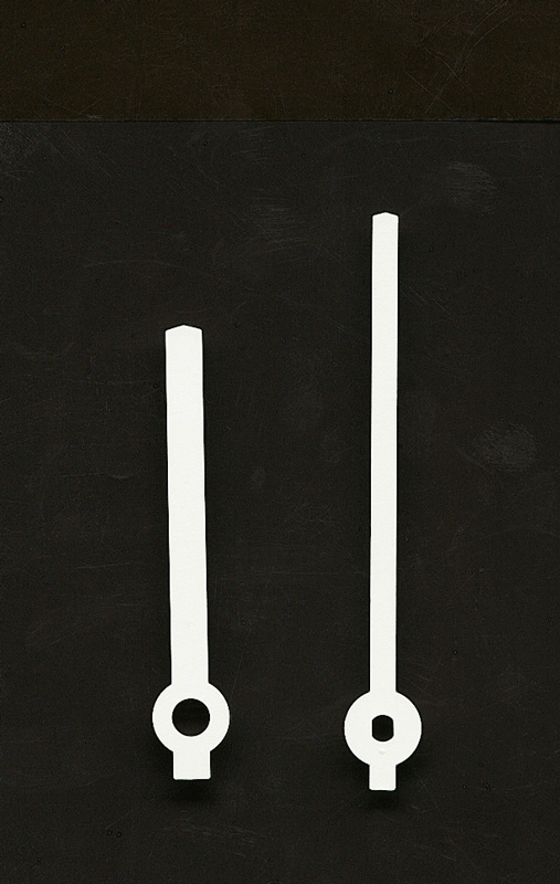 Clock hands white 67/51 mm Clock hands white 67/51 mm