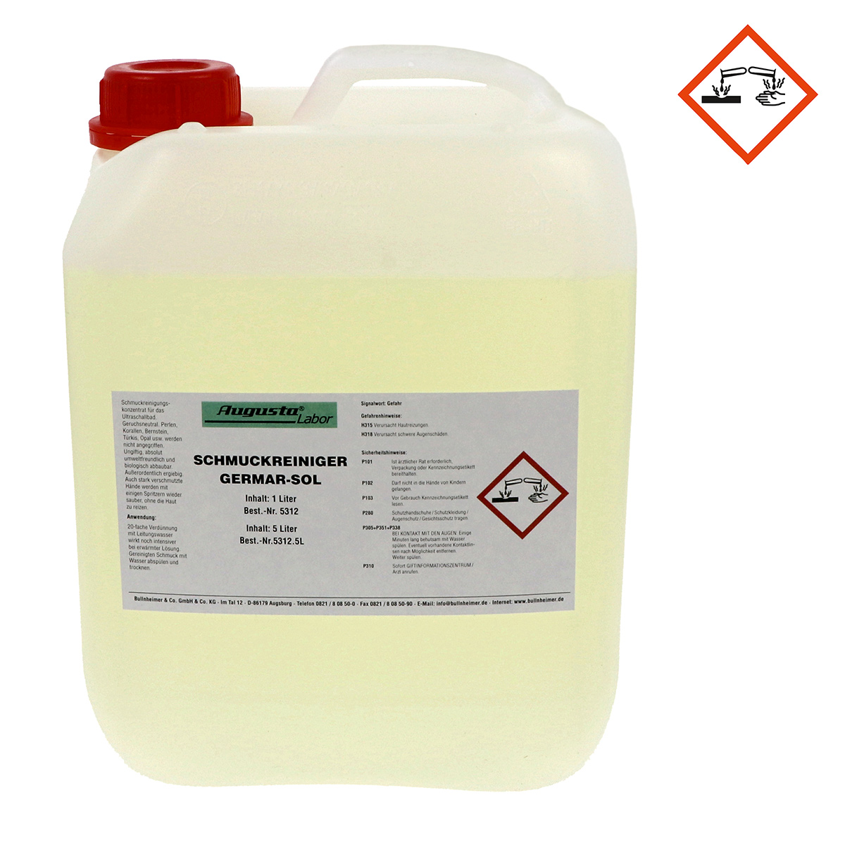 5312_5L_Gefahr Jewellery cleaner Germar-Sol