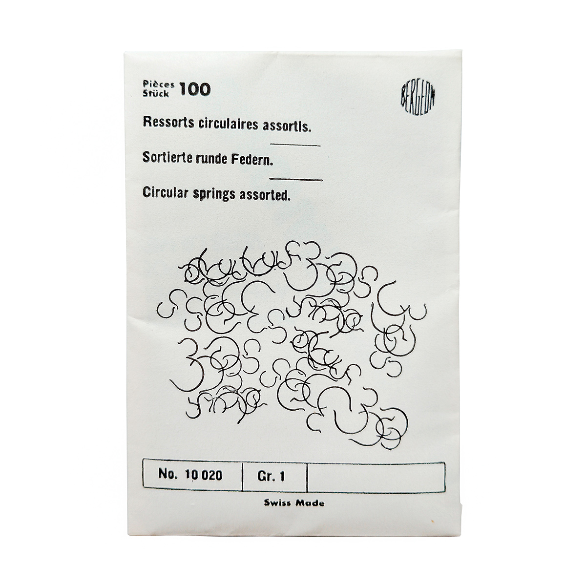 10020_BG Bergeon Federn rund, sortiert