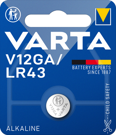 VARTA batteria a bottone ALKALINE SPECIAL V12 GA blister da 1 pezzo