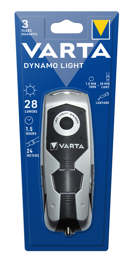 Varta Dynamo light mit LED und inkl. Akku
