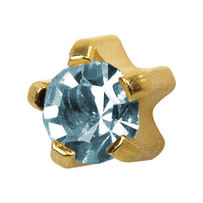 66486.3 Medico ear studs, yellow