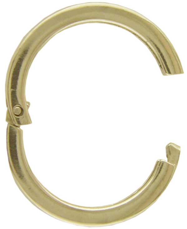 Chain clips large, round, plain, silver Chain clips large, round, plain, silver