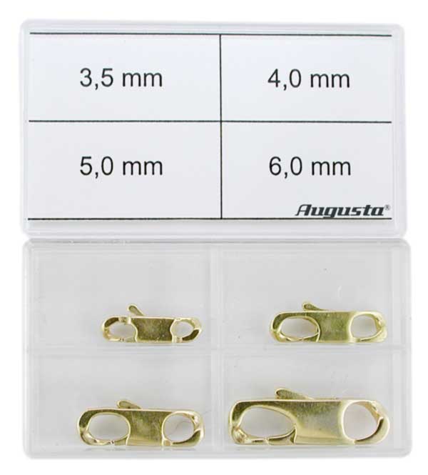 Assortimento di moschettoni  3,5 - 6 mm Assortimento di moschettoni  3,5 - 6 mm