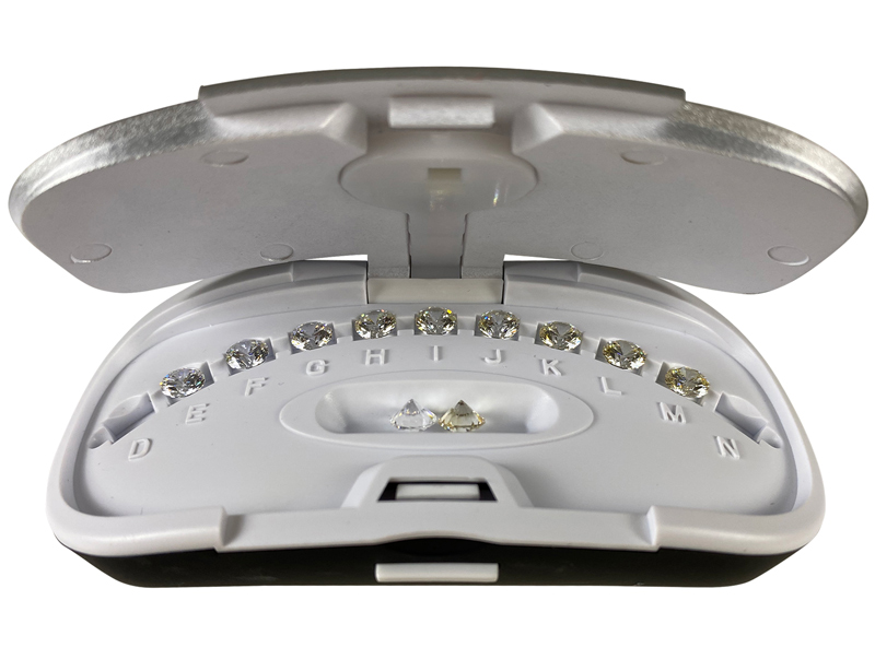 1592_110 Colour comparison CZ Master Set Pro 3, D to N, 1,00 ct