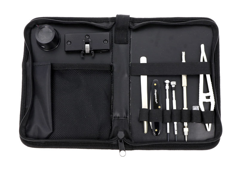 Tool case with tools for strap and battery change