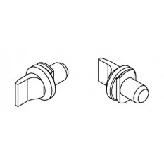 Bergeon pins for polygonal cases