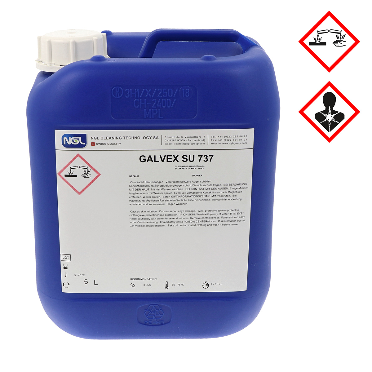 5316_737_Gefahr Cleaning agent Galvex SU 737