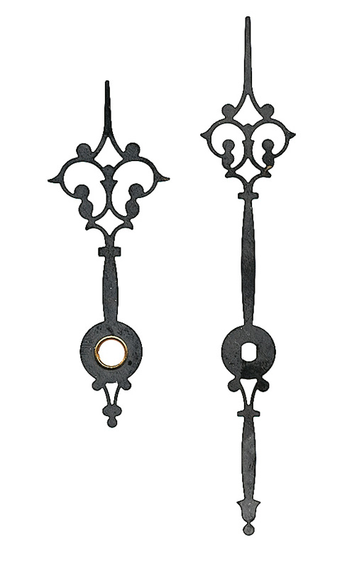 Clock hands black 65/54 mm Clock hands black 65/54 mm