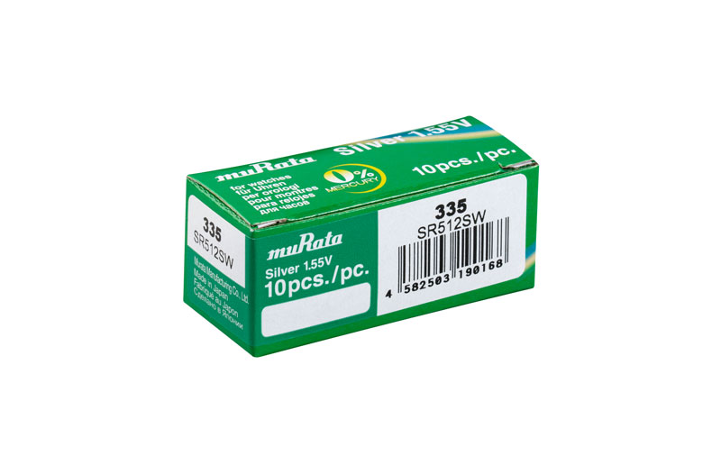 335.MU Batterie a bottone MURATA 335