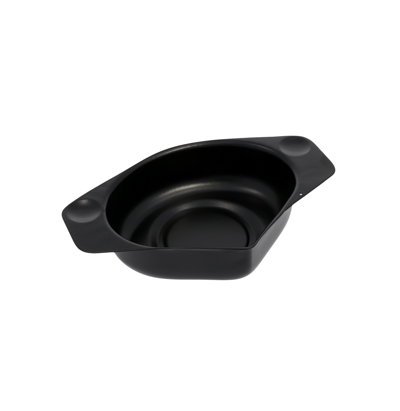 Weighing pan for carat, black