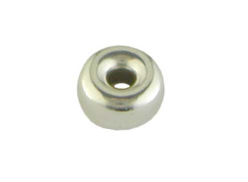 Roundel 4 mm silver