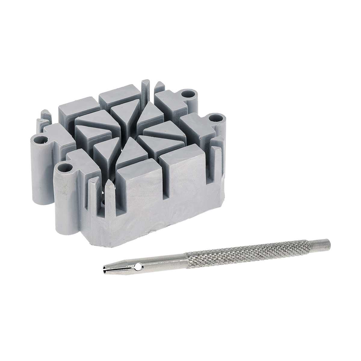 Universal base with pin holder