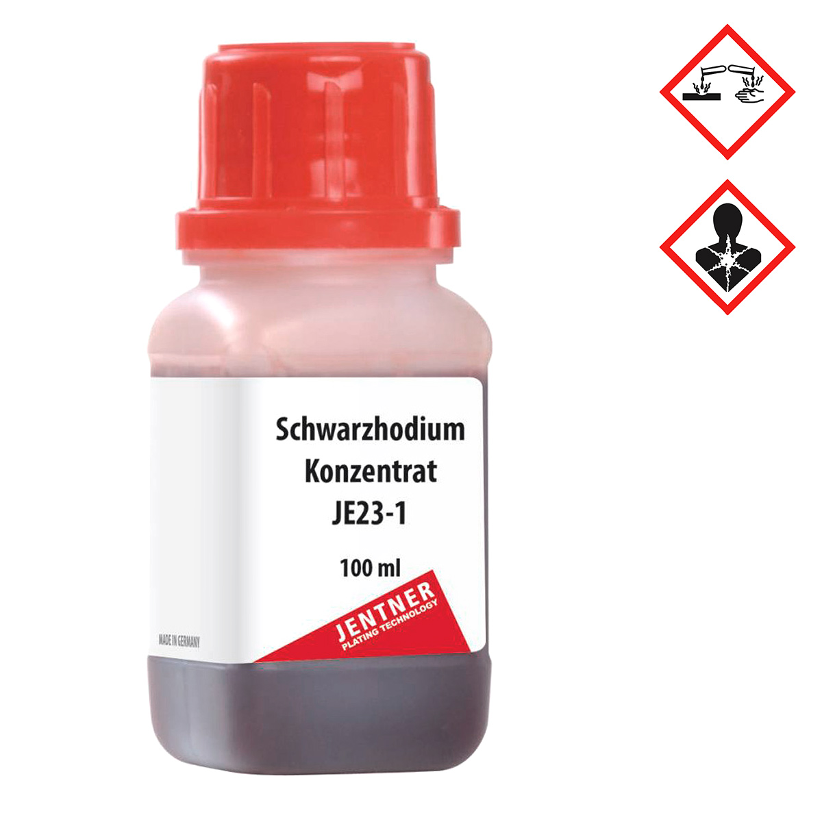 3588_JE23_Gefahr Black rhodium concentrate JE23-1, 100 ml