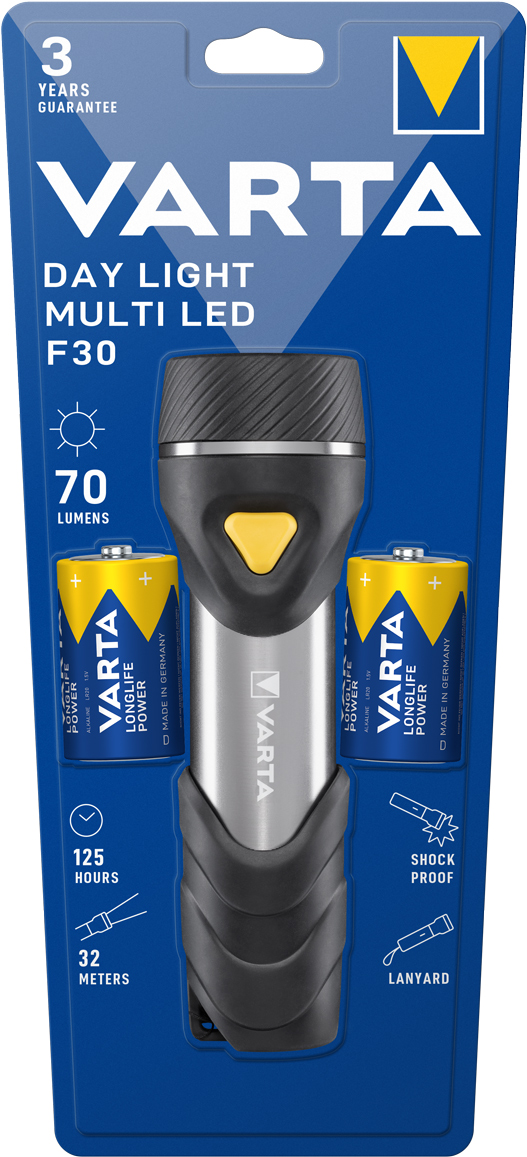 Varta flashlight day light multi LED F30