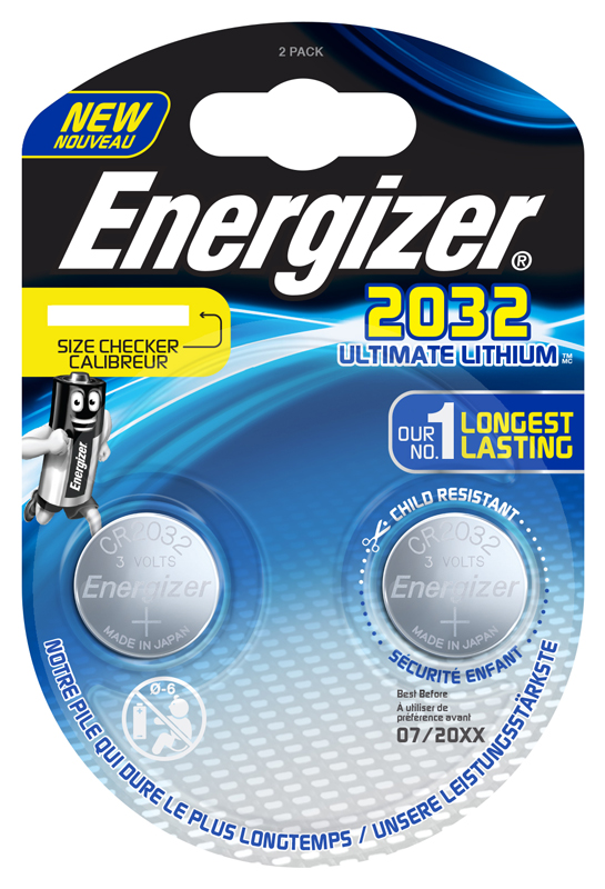 Batterie al litio ENERGIZER CR 2032 