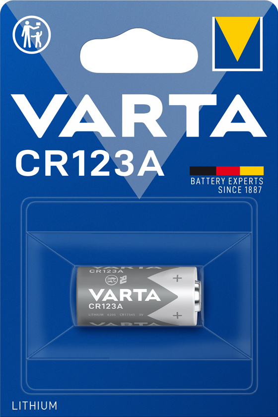 Varta photo battery lithium CR123A