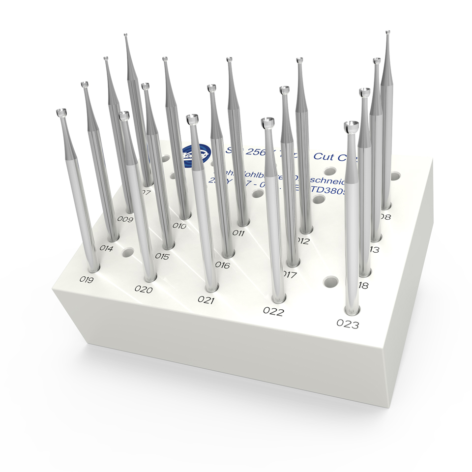 Sortiment Komet Fräser Triple Cut Form 256 Y, Hohlbohrer